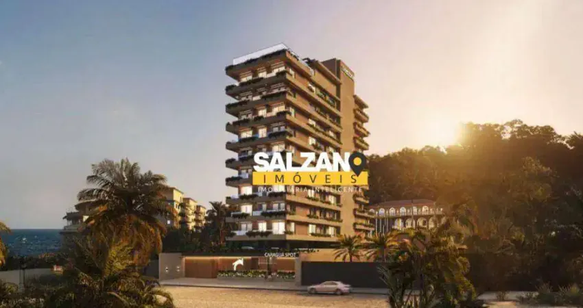 Apartamento com 1 dormitório à venda, 16 m² por r$ 190.000,00 - prainha - caraguatatuba/sp