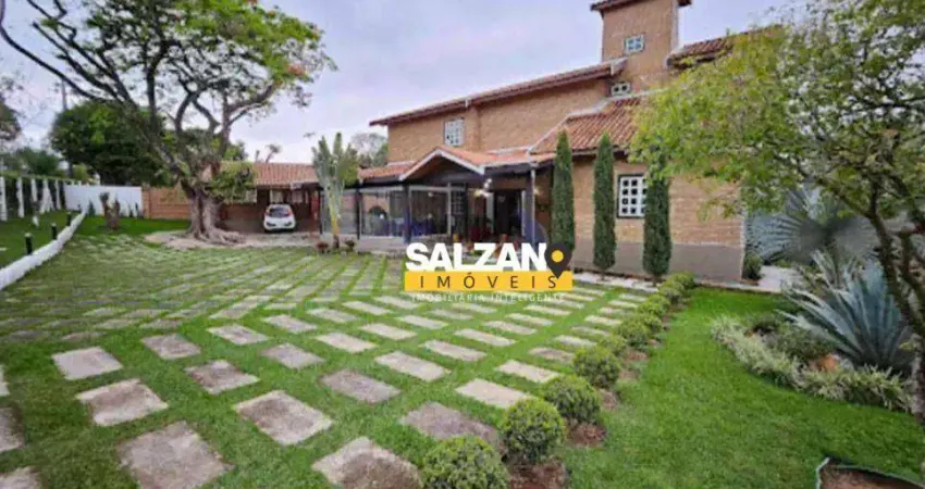 Sobrado com 4 dormitórios, 443 m² - venda por r$ 2.500.000,00 ou aluguel por r$ 9.800,00/mês - chácaras cataguá - taubaté/sp