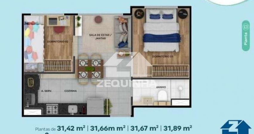 Apartamento com 2 quartos à venda em Pirituba, São Paulo 