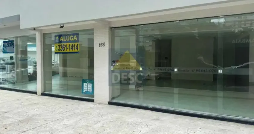 Sala comercial para locação anual com 187m² na barra norte em balneário camboriú