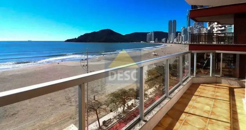 Apartamento frente mar à venda no edifício praia do leme em balneário camboriú