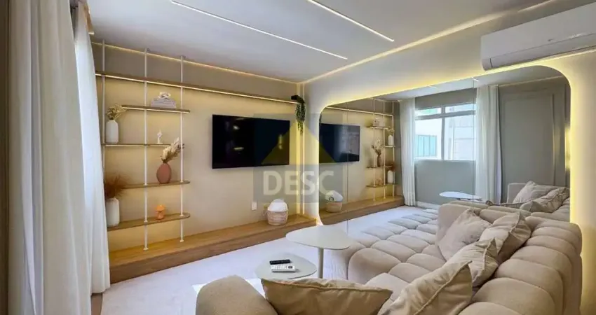 Apartamento vista mar com duas suítes à venda no ed guanabara em balneário camboriú