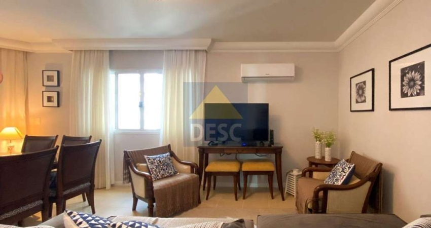 Apartamento mobiliado quadra mar para locação anual no Ed. Vinhedos em Balneário Camboriú