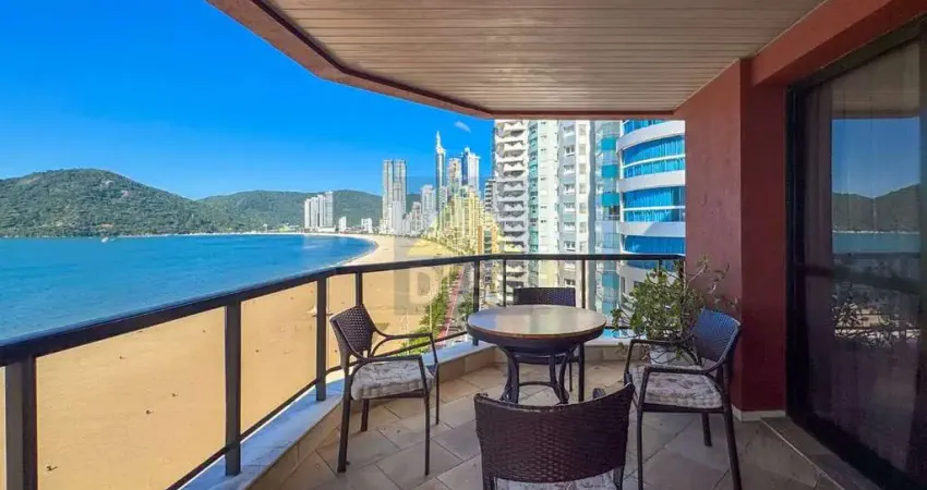 Apartamento mobiliado frente mar com 4 suítes à venda no ed. oceanic em balneário camboriú