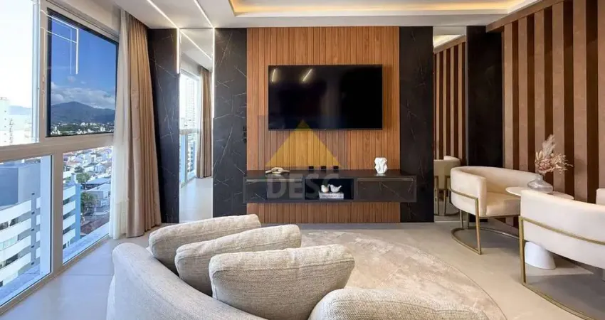 Apartamento mobiliado com 3 suítes a venda no ed. città di vinci rezidenze em balneário camboriú