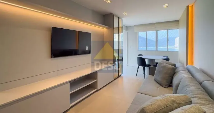 Apartamento frente mar mobiliado com dois dormitórios à venda no ed. residencial alice em balneário camboriú