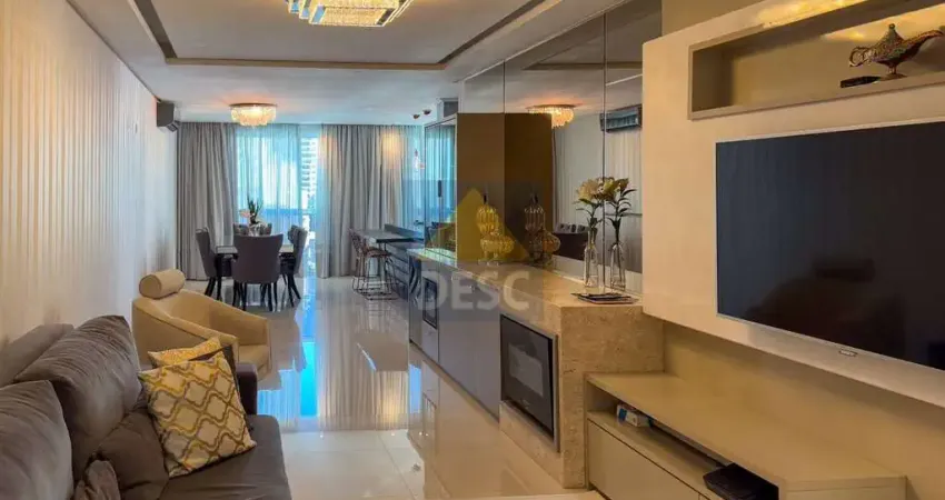 Apartamento mobiliado com 3 dormitórios à venda no ed. mirante do atlântico em balneário camboriú