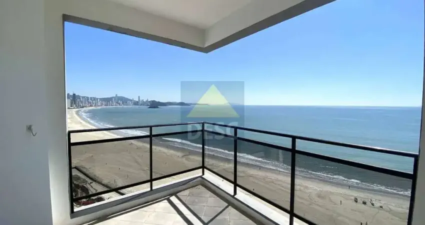 Apartamento frente mar na barra sul para locação anual de 02 dormitórios