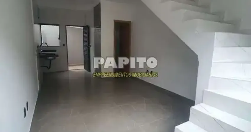 Sobrado de condomínio com 2 quartos, mirim, praia grande - r$ 350 mil, cod: 60013801