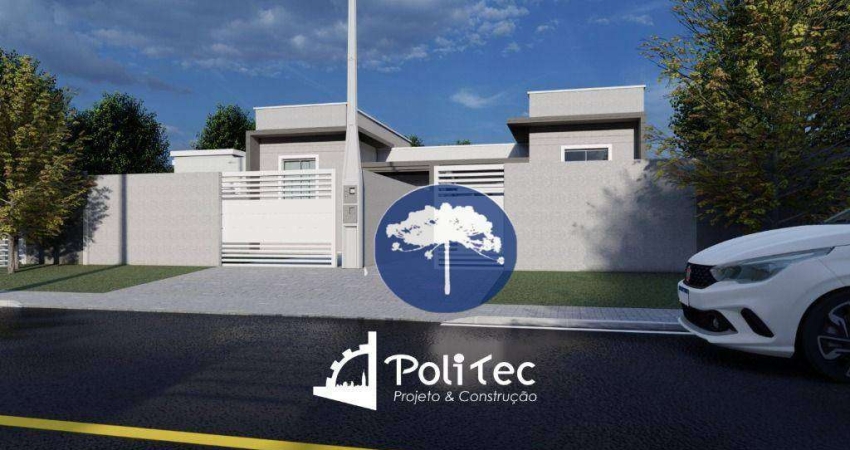 Casa com 3 dormitórios à venda, 70 m² por R$ 440.000,00 - Passauna - Araucária/PR
