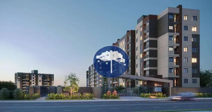Apartamento com 2 dormitórios à venda, 43 m² por R$ 217.000 - Campina da Barra - Araucária/PR