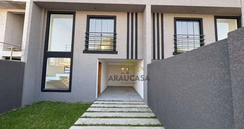 Sobrado com 3 dormitórios à venda, 119 m² por R$ 599.000,00 - Passauna - Araucária/PR