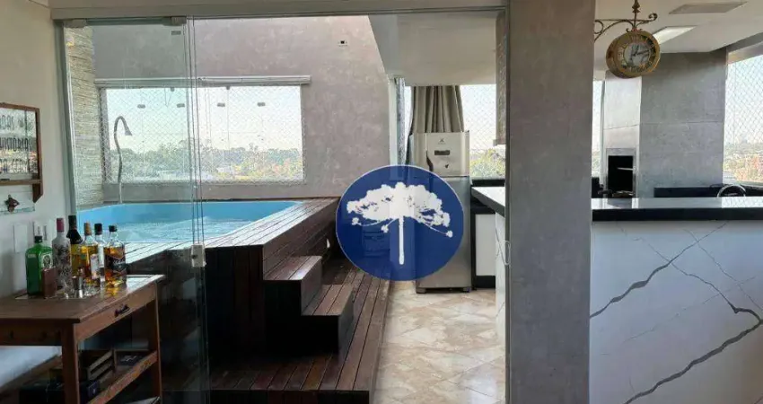 Apartamento com 4 dormitórios à venda, 288 m² por r$ 1.500.000,00 - centro - araucária/pr