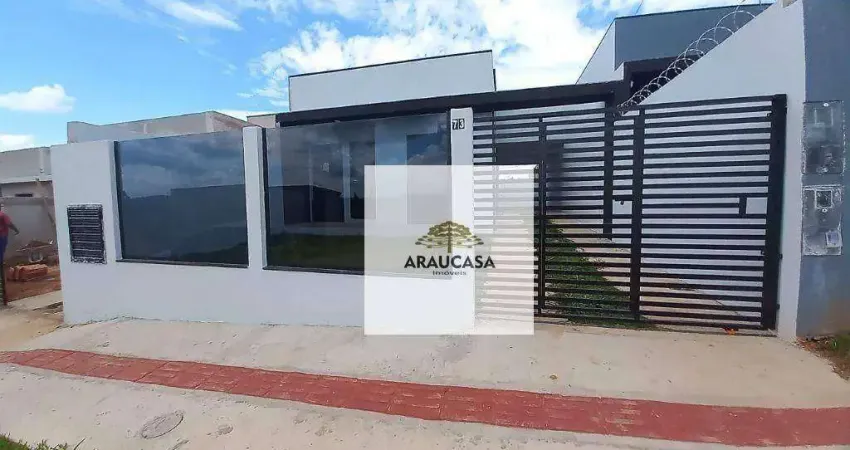 Casa com 2 dormitórios à venda, 62 m² por r$ 260.000,00 - itaperuba - contenda/pr