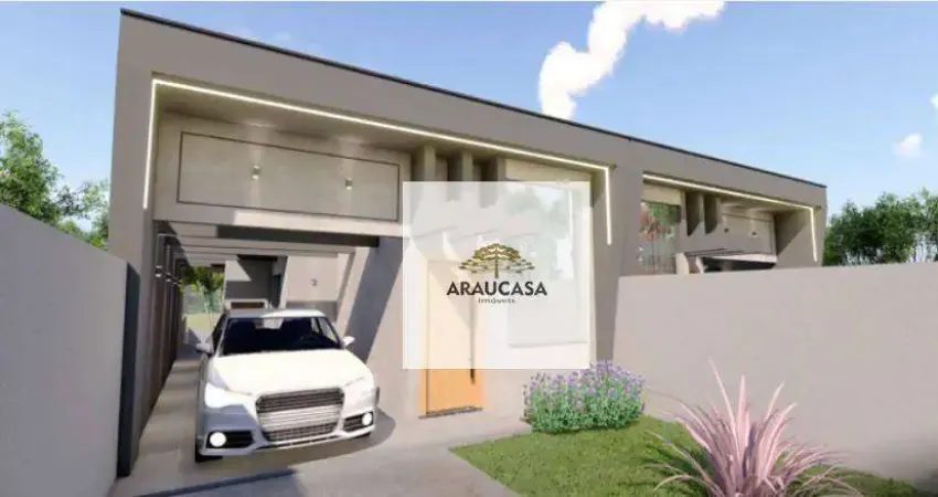 Casa com 3 dormitórios à venda, 100 m² por r$ 560.000,00 - campina da barra - araucária/pr