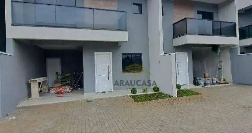 Sobrado com 3 dormitórios à venda, 118 m² por r$ 744.000,00 - tindiquera - araucária/pr