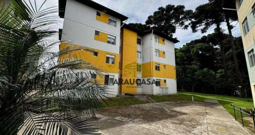 Apartamento com 2 dormitórios à venda, 45 m² por r$ 190.000,00 - campo de santana - curitiba/pr