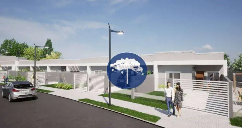 Casa com 2 dormitórios à venda, 56 m² por r$ 460.000,00 - capela velha - araucária/pr