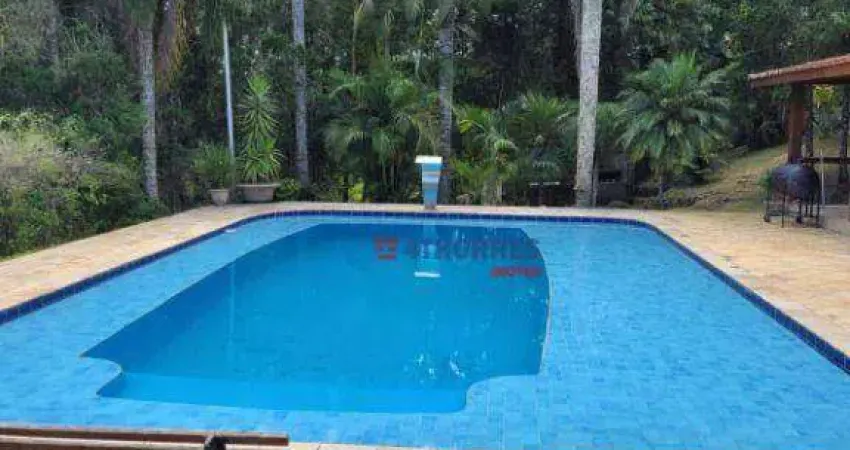 Chácara com 3 dormitórios à venda, 10000 m² por r$ 750.000,00 - jardim petrópolis - itapecerica da serra/sp