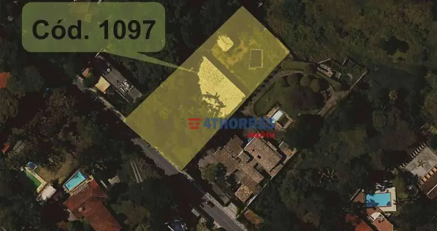 Terreno, 2532 m² - venda por r$ 2.490.000,00 ou aluguel por r$ 15.742,00/mês - granja viana – chácara do refugio - cotia/sp