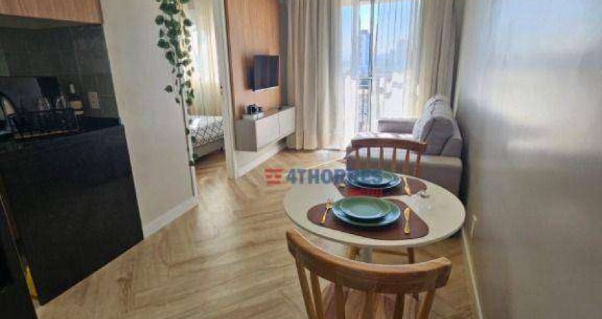 Apartamento com 1 dormitório para alugar, 31 m², totalmente mobiliado por R$ 4.000/mês - Vila Sônia - São Paulo/SP