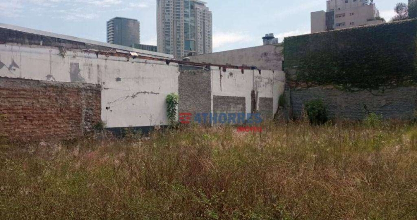Terreno à venda, 300 m² por R$ 3.000.000,00 - Brooklin Paulista - São Paulo/SP