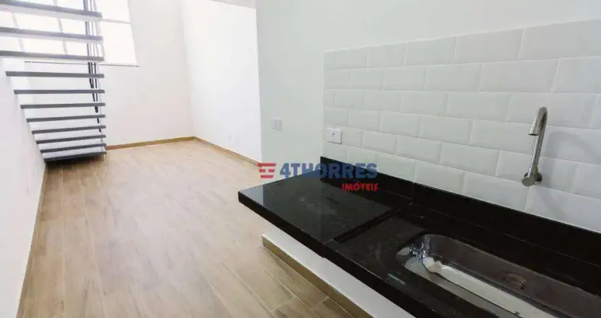 Apartamento com 1 dormitório para alugar, 40 m² por R$ 2.340,00/mês - Vila Anglo Brasileira - São Paulo/SP