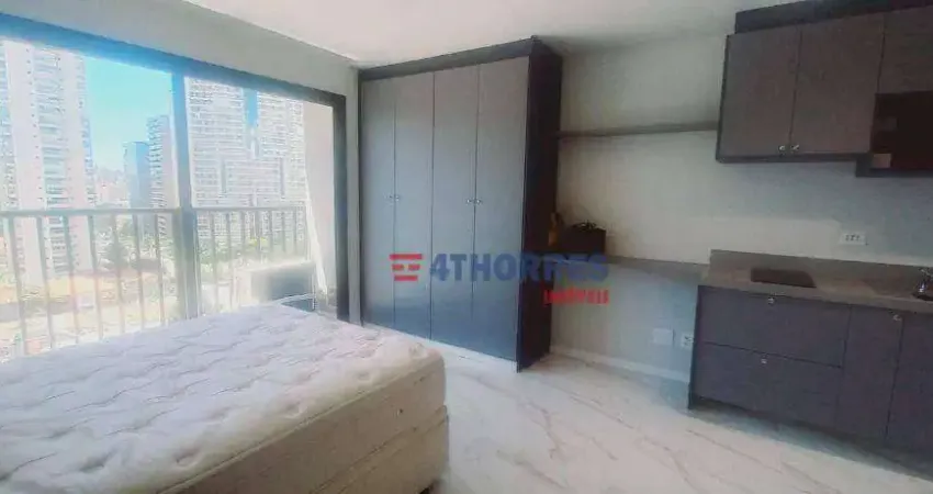 Studio com 1 dormitório para alugar, 25 m² por r$ 3.370,00/mês - pinheiros - são paulo/sp