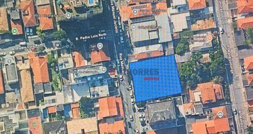 Terreno à venda, 1000 m² por r$ 8.000.000,00 - vila sônia - são paulo/sp