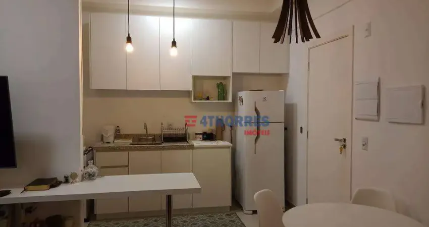 Apartamento com 1 dormitório, 44 m² - venda por r$ 495.000,00 ou aluguel por r$ 3.300,00/mês - granja viana - cotia/sp