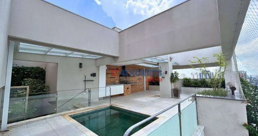 Apartamento Triplex com 3 dormitórios, 342 m² - venda por R$ 7.632.000,00 ou aluguel por R$ 33.439,91/mês - Vila Progredior - São Paulo/SP