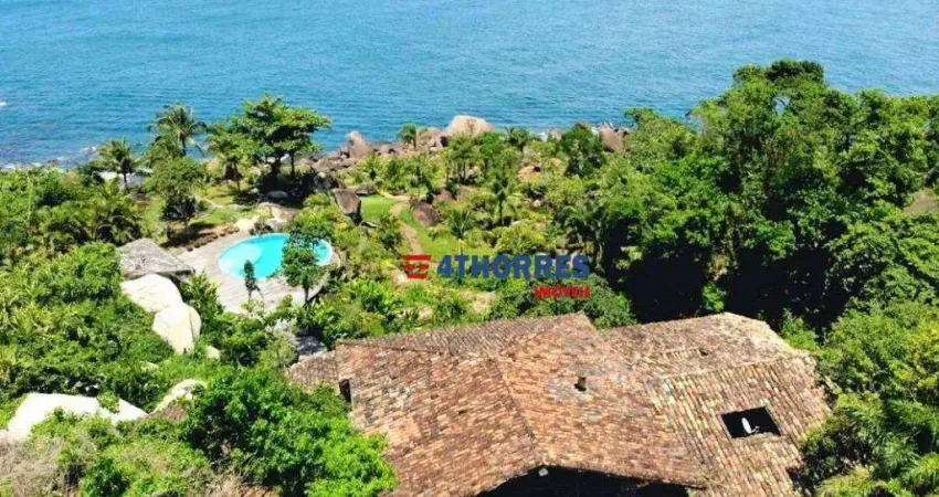 Casa costeira ilhabela casa com 5 quartos à venda, 600 m² por r$ 12.000.000 - ponta da sela - ilhabela/sp