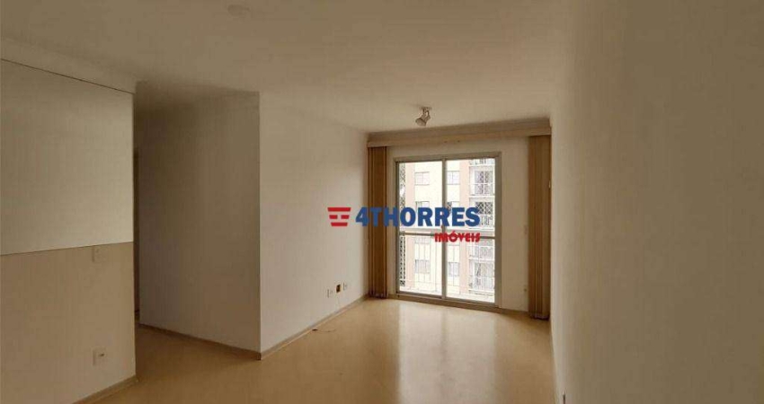 Apartamento com 3 dormitórios para alugar, 58 m² por R$ 3.011,67/mês - Jardim das Vertentes - São Paulo/SP