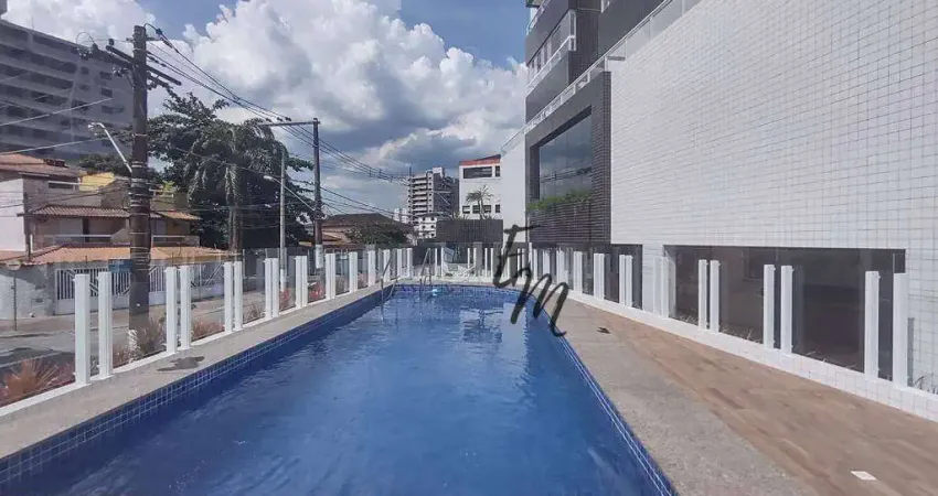Apartamento com 2 dormitórios à venda, 70 m² por R$ 330.000,00 - Vila Guilhermina - Praia Grande/SP
