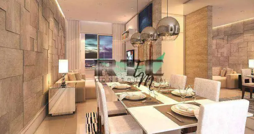 Apartamento com 3 dormitórios à venda, 109 m² por R$ 750.000,00 - Caiçara - Praia Grande/SP