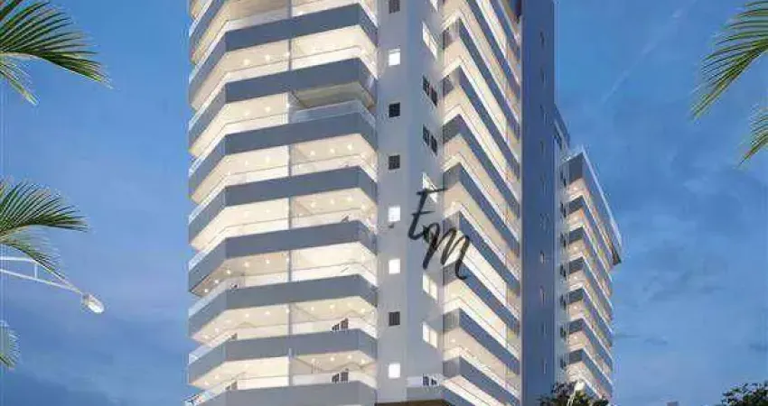 Apartamento com 2 dormitórios à venda, 72 m² por R$ 360.000,00 - Mirim - Praia Grande/SP