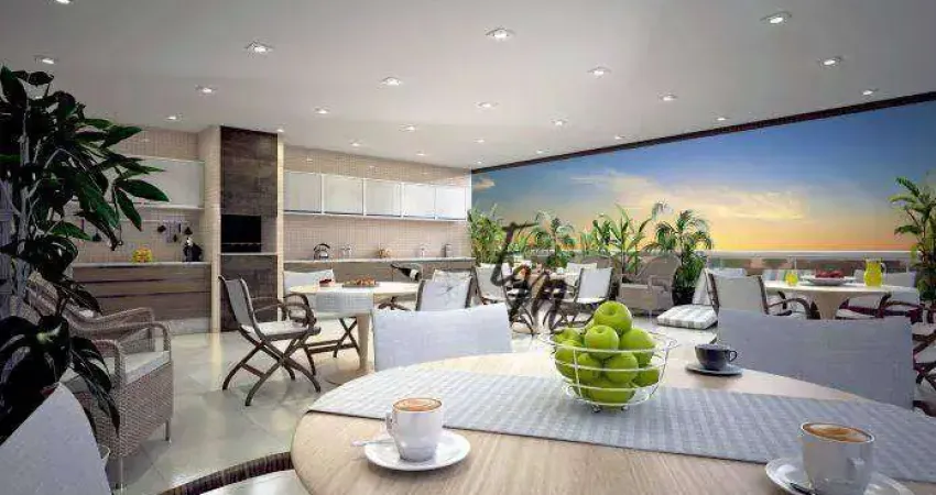 Apartamento com 2 dormitórios à venda, 72 m² por R$ 465.000,00 - Vila Guilhermina - Praia Grande/SP