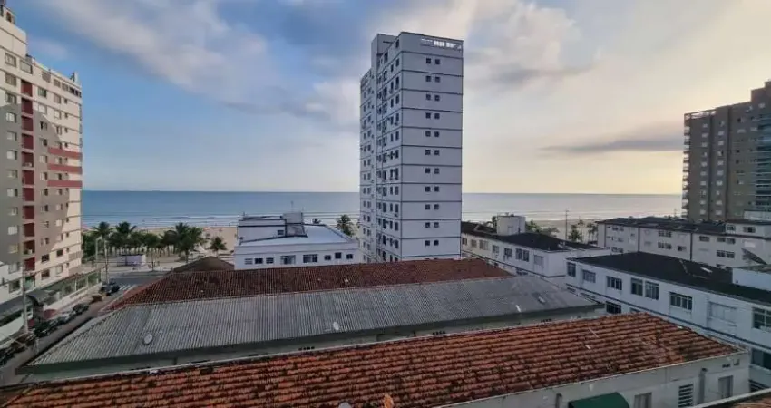 Lindo apartamento vista mar com 2 dormitórios à venda, 70 m² por R$ 370.000 - Boqueirão - Praia Grande/SP