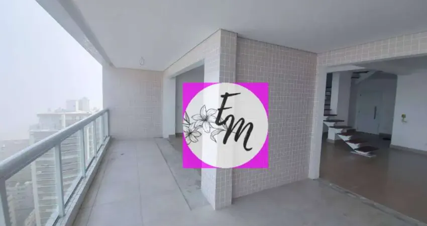 Apartamento Duplex com 4 dormitórios à venda, 254 m² por R$ 3.000.000,00 - Canto do Forte - Praia Grande/SP