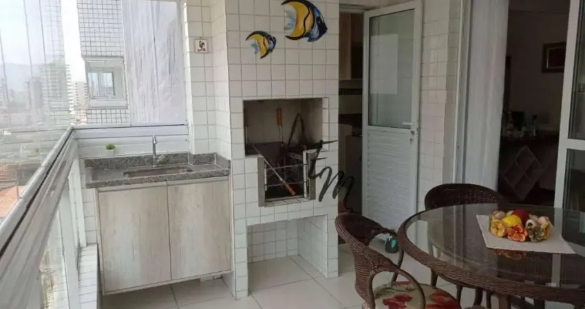 Apartamento com 3 dormitórios à venda, 111 m² por R$ 700.000,00 - Canto do Forte - Praia Grande/SP
