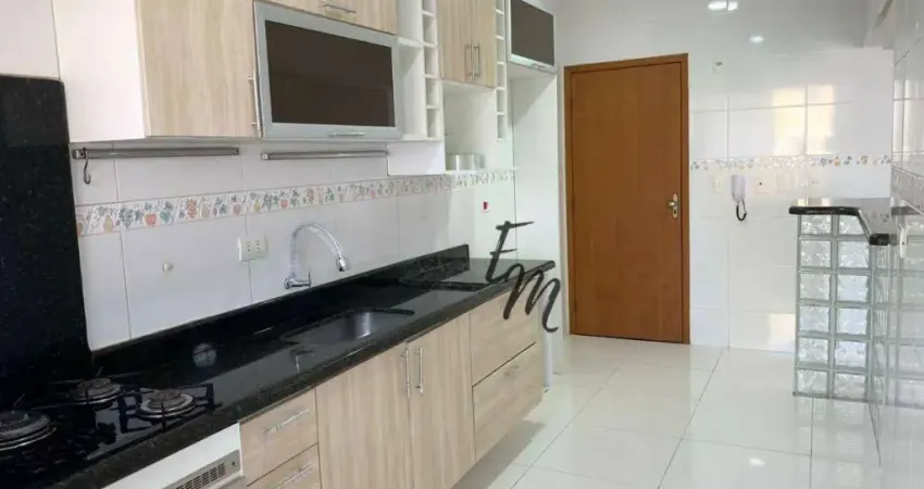 Apartamento com 3 dormitórios à venda, 95 m² por R$ 610.000,00 - Canto do Forte - Praia Grande/SP