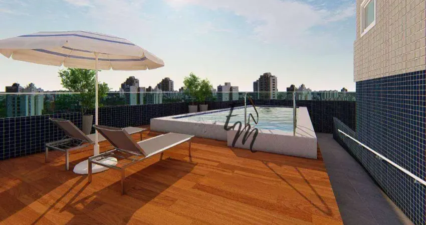 Apartamento com 2 dormitórios à venda, 60 m² por R$ 330.000,00 - Vila Guilhermina - Praia Grande/SP