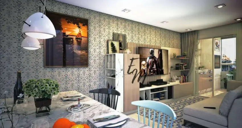 Apartamento com 2 dormitórios à venda, 73 m² por R$ 408.000,00 - Maracanã - Praia Grande/SP