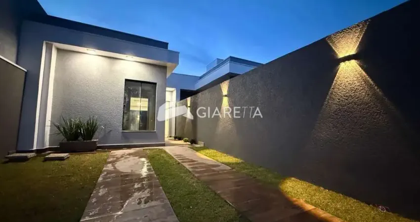 Casa em construção à venda, com boa sobra de terreno, jardim coopagro, toledo - pr