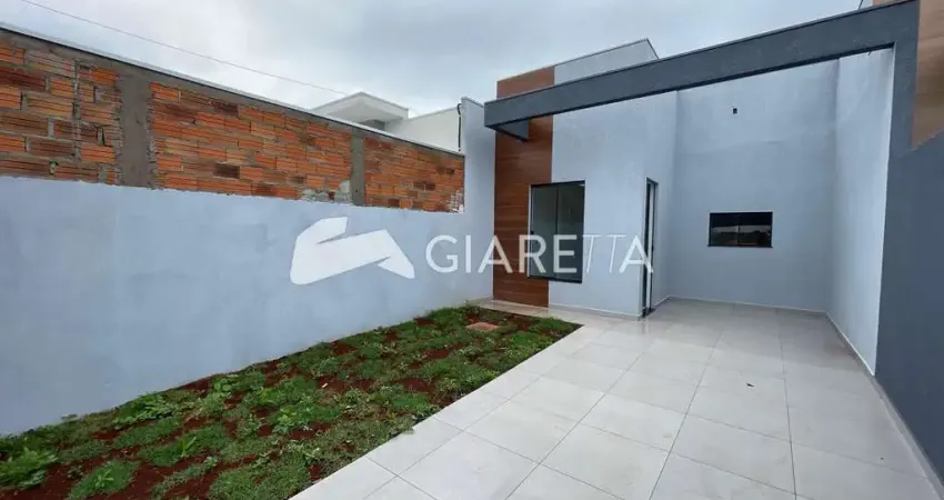 Casa com 02 dormitórios à venda, jardim pinheirinho, toledo - pr