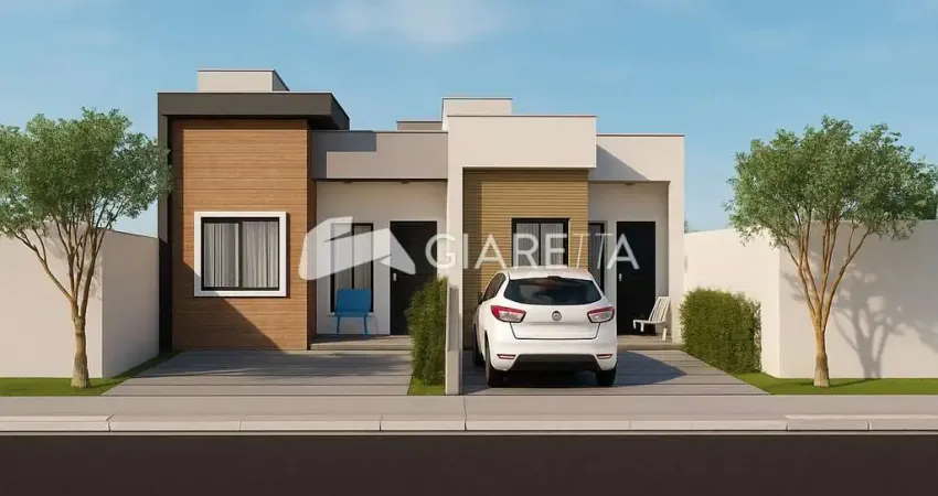 Casa com 03 dormitórios à venda, jardim coopagro, toledo - pr