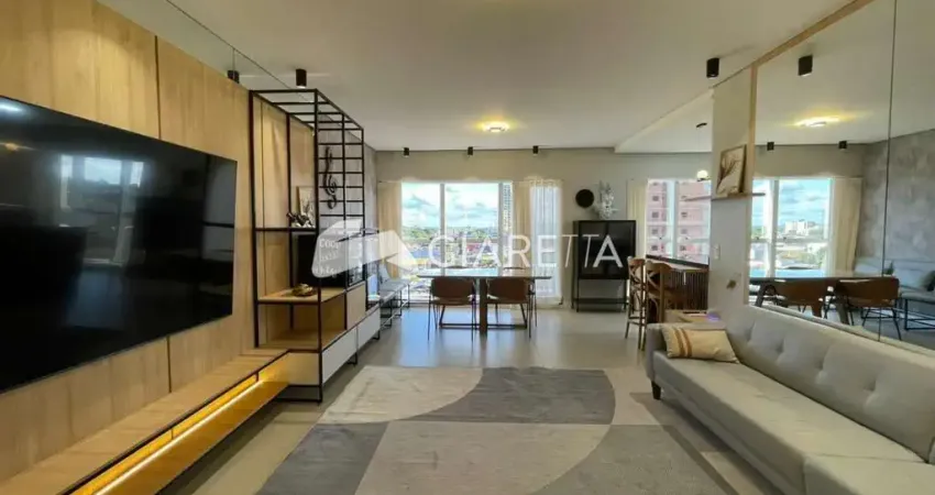 Apartamento totalmente mobiliado para venda na vila industrial, toledo - pr