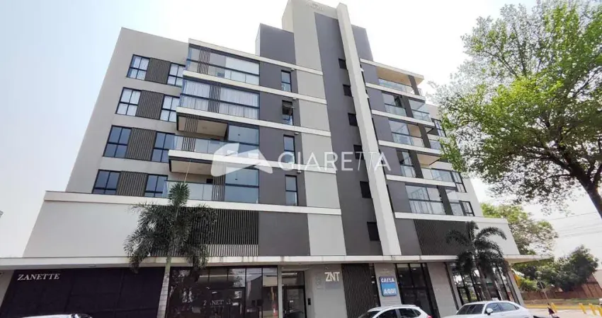 Apartamento para locação no ed. znt borges de medeiros, jardim gisela, toledo-pr