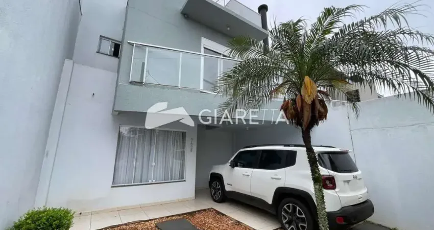 Sobrado semi mobiliado para locação, jardim pancera, toledo - pr