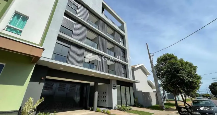 Apartamento amplo para locação no znt zinne, jardim gisela, toledo - pr